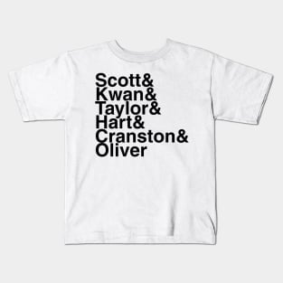 Power Rangers Helvetica List Kids T-Shirt